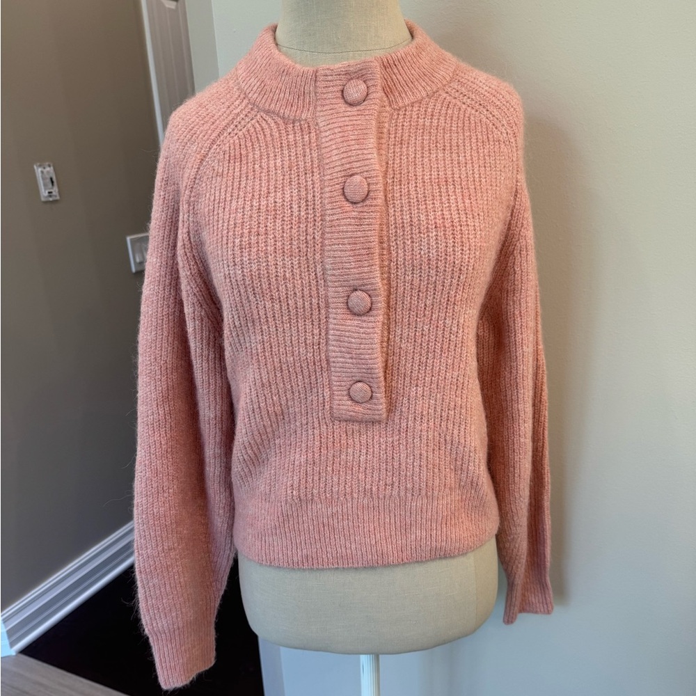 Design History Pink Cowl Neck Sweater